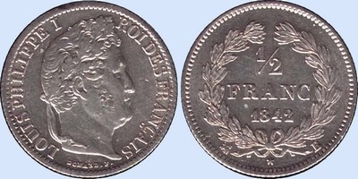 1/2 Franc LOUIS-PHILIPPE